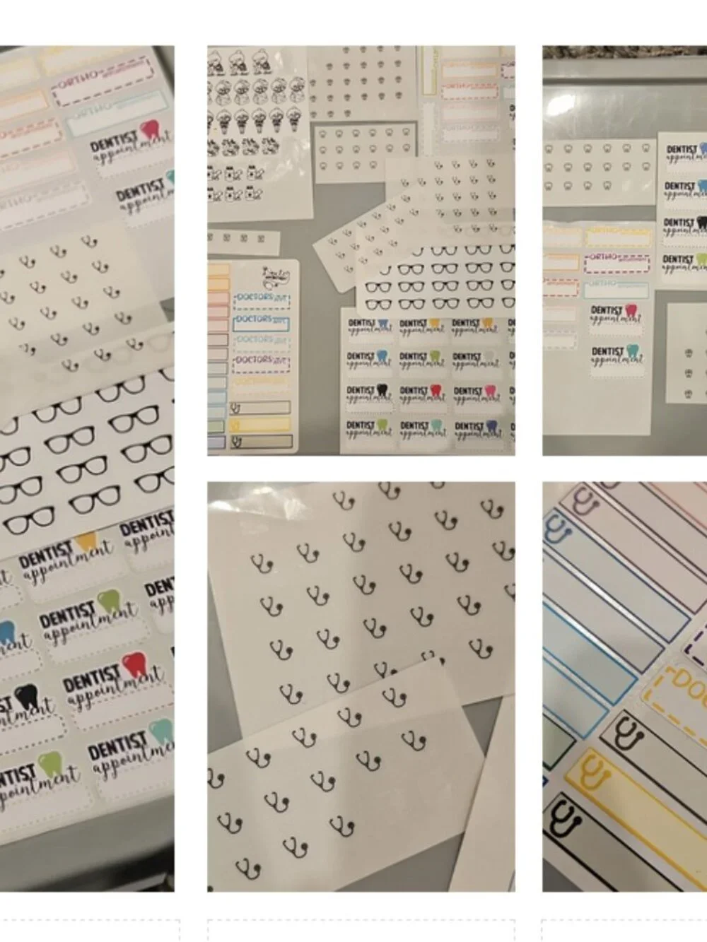 Massive Planner Sticker Lot Thousands of Stickers + Happy Planner Book